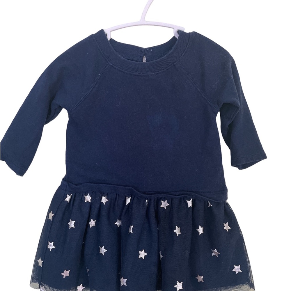 EUC Carter’s Blue Tulle Dress Girls 18 Months